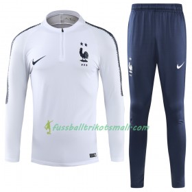 Frankreich 2 Stars Sweatshirts Anzüge Weiß 2018